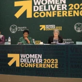 Panelists at the Women Deliver 2023 Conference