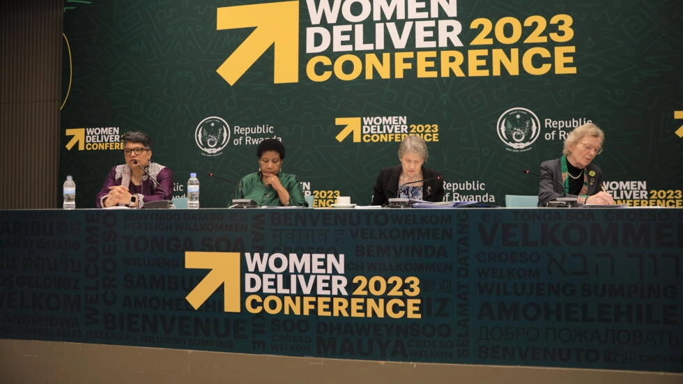 Panelists at the Women Deliver 2023 Conference