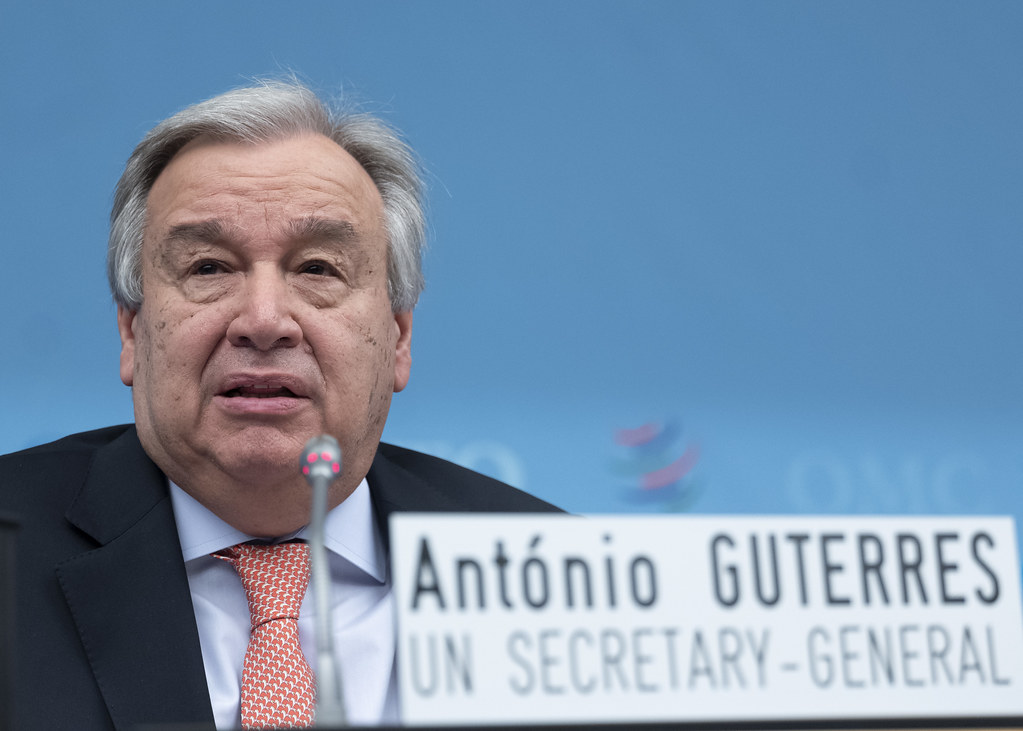 Secretary General of the UN Antonio Guterres