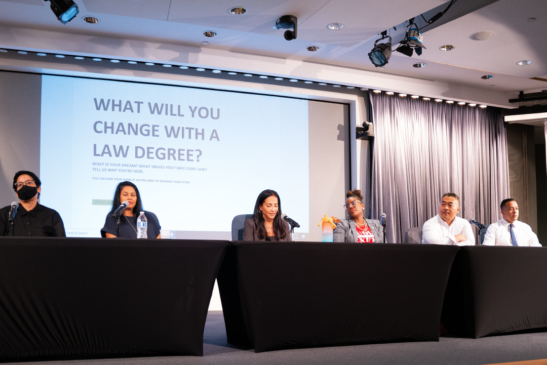 Alumni participate in the Rebellious Lawyer panel