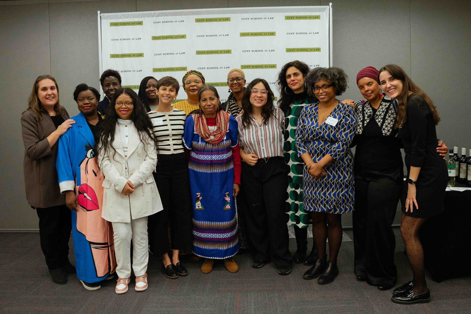 All participants in the Institute on Gender, Law, and Transformative Peace Initiative’s 2023 Global Forum pose for a photo.