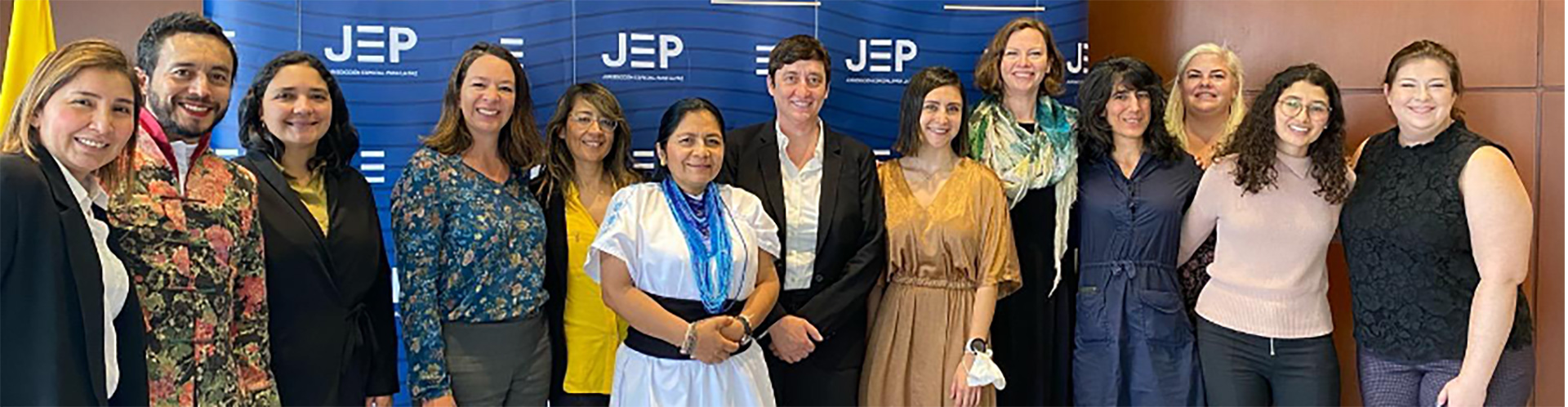 The Institute’s team meets with Jurisdicción para la Paz de Colombia (JEP) in 2022