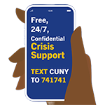 Crisis Support - Text CUNY 